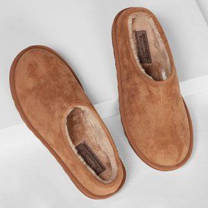 COPY - Skechers Renten Lemato tan relaxed fit men's slipper - Relaxed Fit